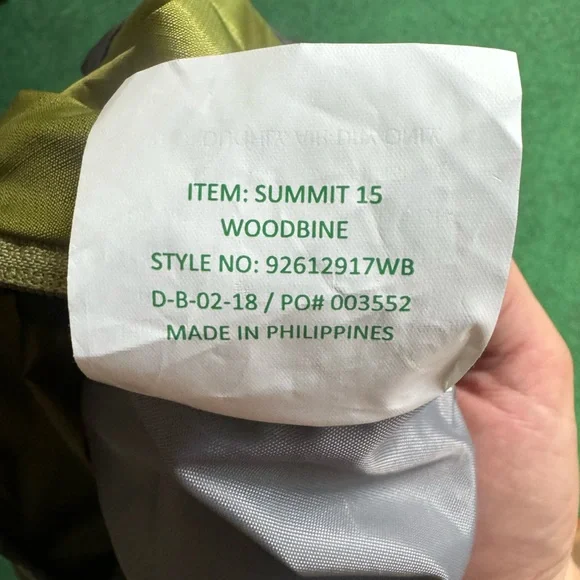 Kelty Summit 15 Woodbine Lightweight Backpack 15 Liter - Picture 3 of 6